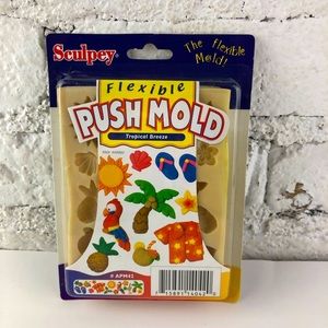 Sculpey Flexible Push Mold Tropical Breeze
